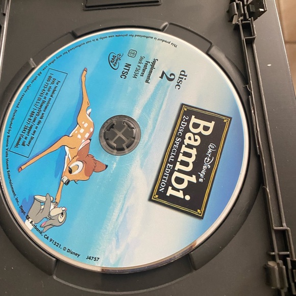 7 Disney Animated Movie DVD Lot Cinderella Bambi Frozen Little Mermaid Monsters - Picture 6 of 16